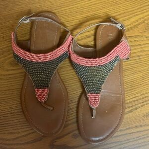 Size 9 woman’s sandal embellished